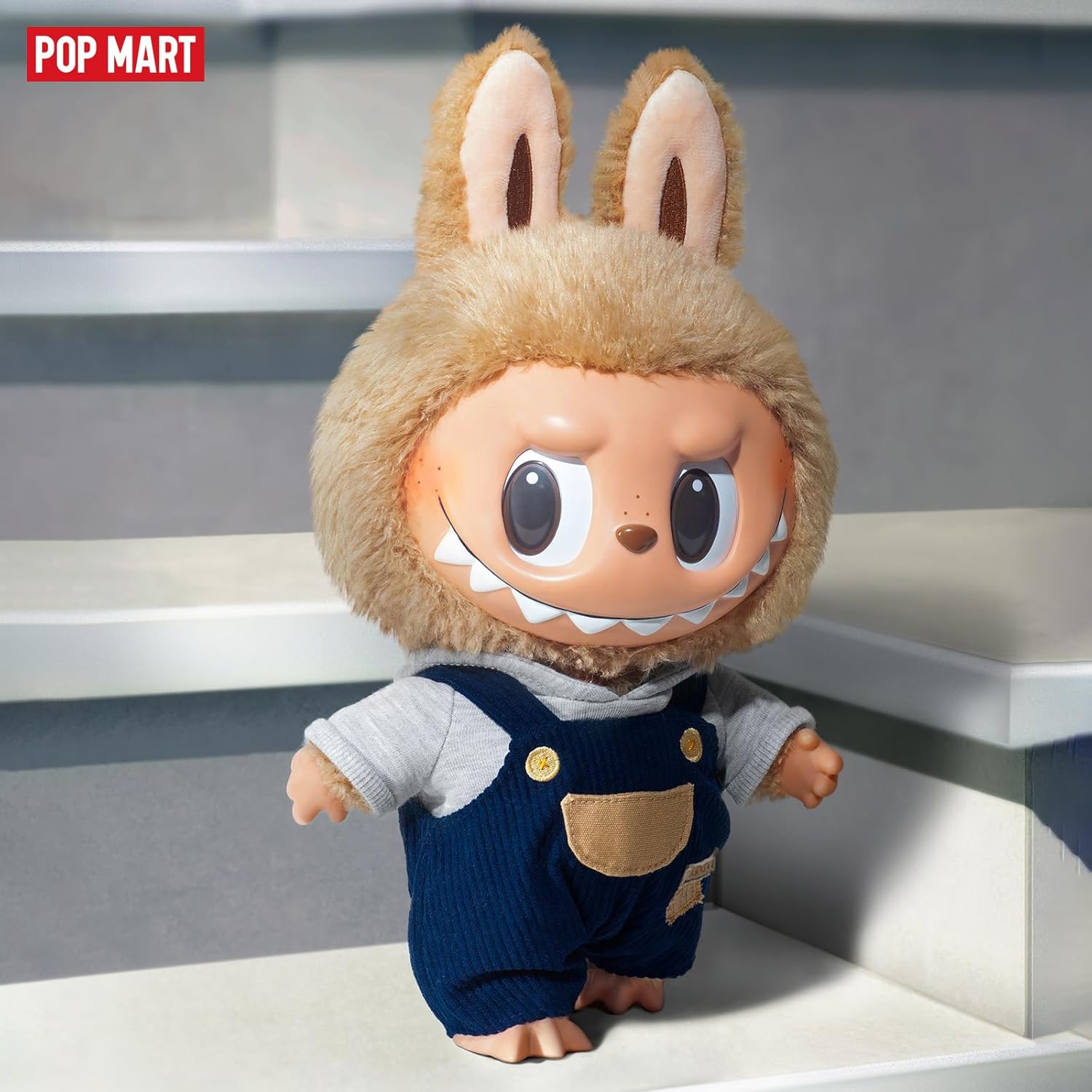 POP MART The Monsters Time to Chill Vinyl Plush Doll Figurine, Collectilbe Figure Toy, for Mordern Home Decorations
